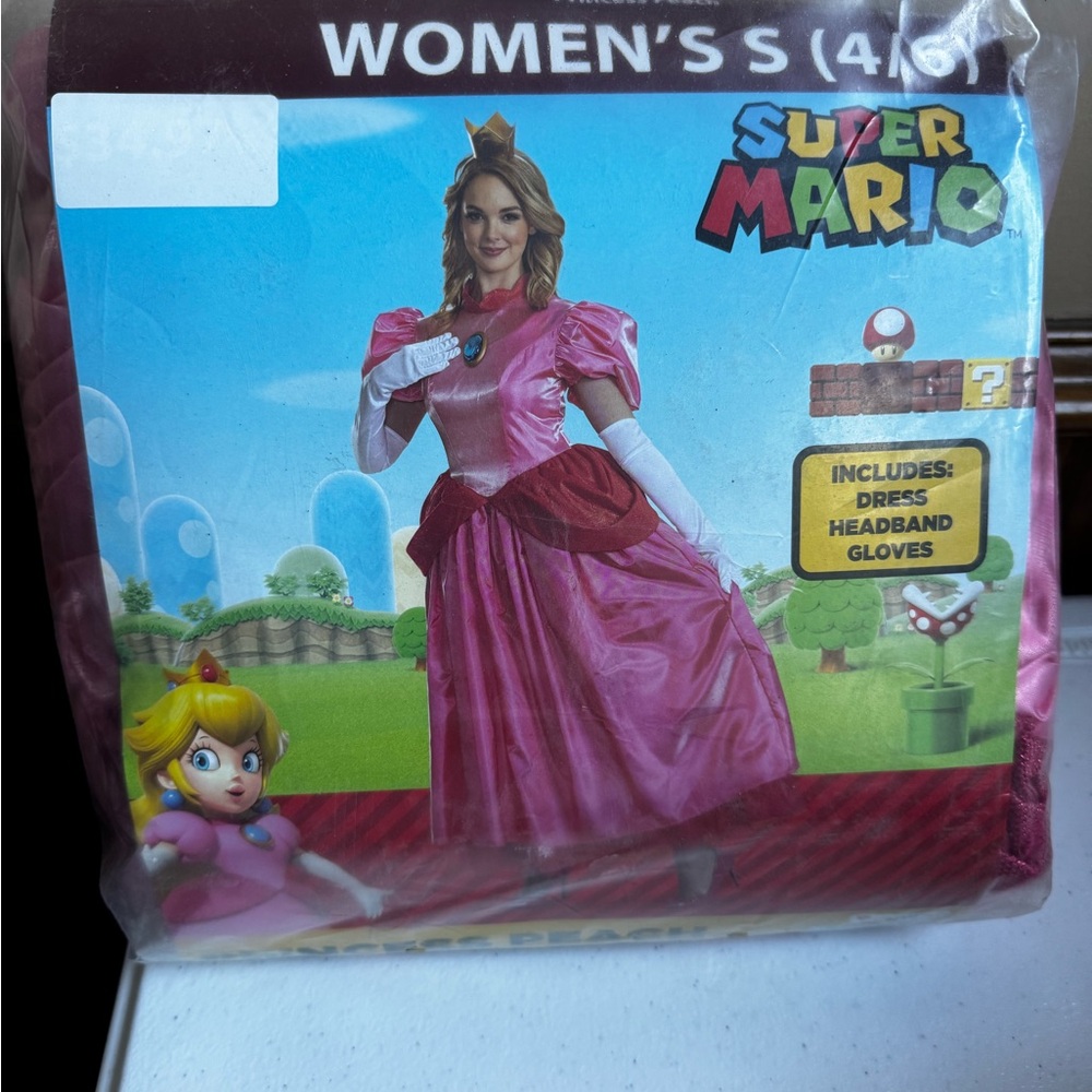 Nintendo Super Mario Princess Peach Costume - Pink